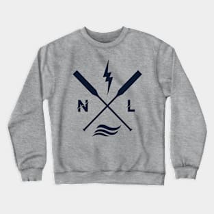 NovaLuxe Iconic Navy Crewneck Sweatshirt